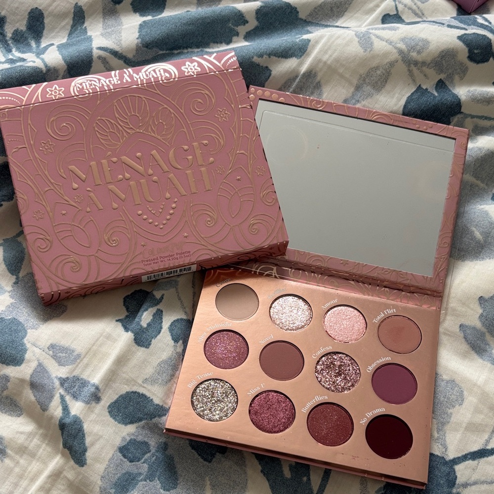 Colourpop Eyeshadow Palette, Ménage A Muah, NWT, Limited Edition
